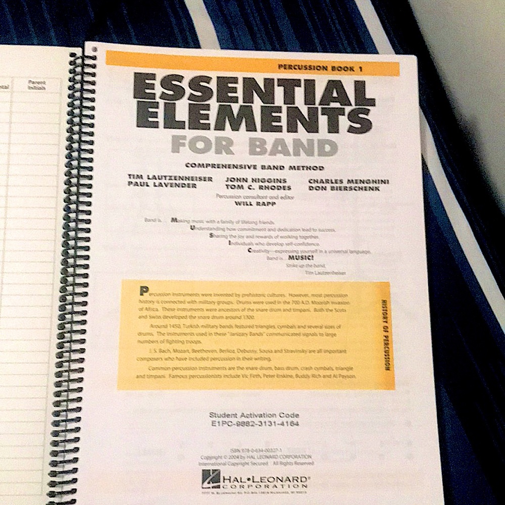Essential elements Percussion book - Picture 3 of 7